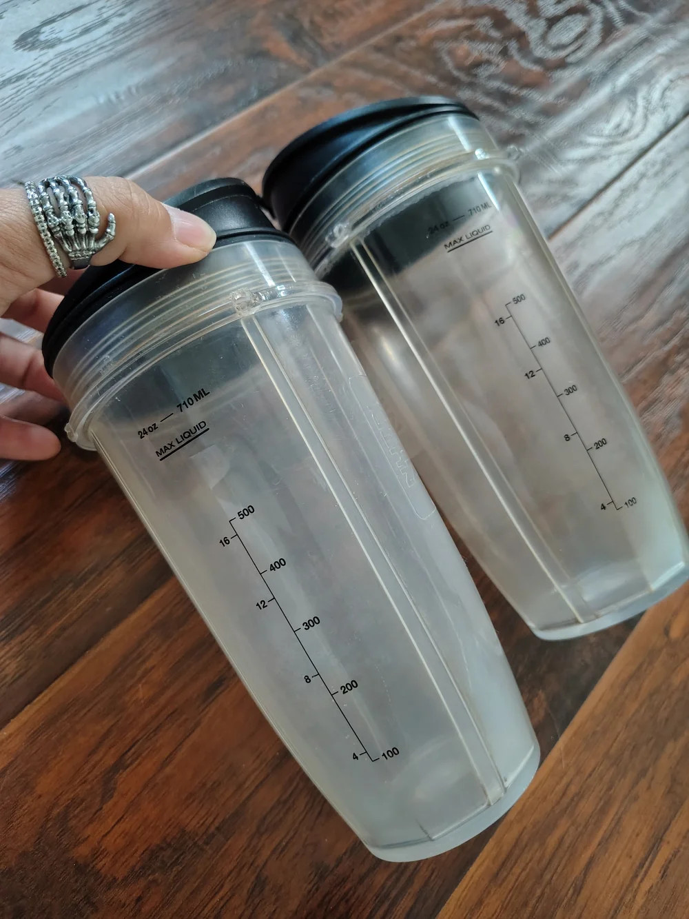 Nutri Ninja Blender Cups w Lids Silicone Sleeves Extractor Blade Set